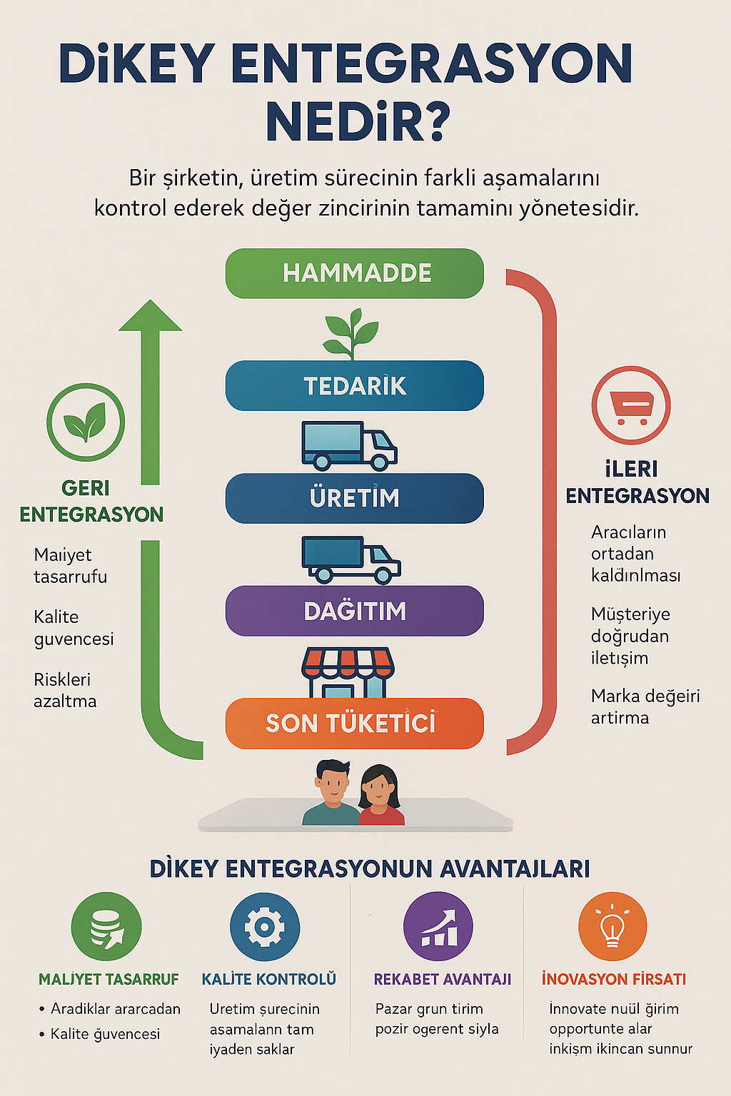 Dikey Entegrasyon ( Dikte Entegrasyon ) Nedir ?